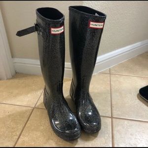 Hunter Boots with Sock Inserts